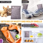 Activated Charcoal Odor Absorber for Strong Odors in Car, Closet, Shoe, Basement. 10 Activated Charcoal Bags Odor Absorbers for Home. Bamboo Charcoals Air Purifying Bag Charcoals Deodorizer Eliminator - Image 6