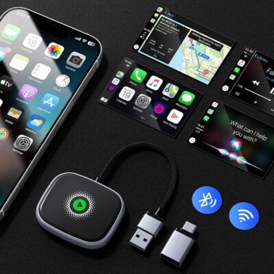 Wireless CarPlay Adapter, Wireless Car Screen Adapter for iPhone-Easily Upgrade Wired CarPlay to Unwired Connectivity, Includes USB-A to USB-C Dongle, Plug & Play for iPhone (iOS 10 and Above) - Image 6