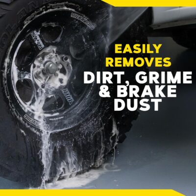 Meguiar's Hot Rims Black Wheel Cleaner, Deep Foaming Gel Specially Formulated to Effectively Clean Matte, Gloss, Satin, and Chrome Black Wheels, 24 Oz Spray Bottle - Image 7