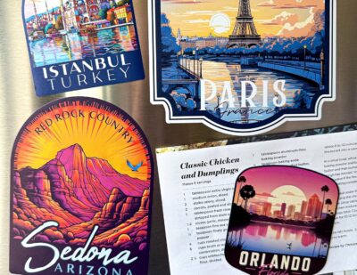 Agra India Souvenir Travel Destination Die Cut Hexagon Decorative Flat Magnet 2-Inch - Image 3