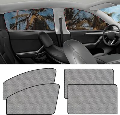 ZATOOTO Car Window Shade for Baby Car Sun Shade Side Window Breathable Mesh Sun Blocker for UV & Heat Glare Free Universal for Most Cars Easy Magnetic Installation Perfect for Camping Travel Napping - Image 8