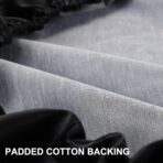 Moonet PVC Leather Spare Tire Wheel Cover, American Flag Waterproof Spare Tire Cover Fit for Truck,Trailer, RV, SUV, Camper and Most Vehicle 14" Black-Grey (for Tire Diameter 24-26inch) - Image 3