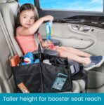 High Road Car Caddy with Cup Holders - Front Seat Organizer for Drivers or Back Seat Organizer for Kids - Portable Car Organizer with Easy One-Handed Carry Handle - Image 5