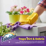 Fabuloso Microfiber Cleaning Cloths for Home & Car, Lint-Free Scratch-Free Rags for Glass, Kitchen & Wood, Reusable Machine Washable, Absorbent for Dusting & Wiping, Rainbow, 13 x 13 in, 8 Count - Image 2