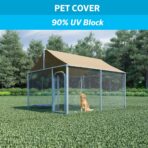 Coolaroo 90% UV Block Heavy Duty Sun Protection Fabric - Breathable Outdoor Shade Cover for Pergolas, Patios, Pets, Vehicles, and Play Areas, Tear-Resistant HDPE, 6ftx100ft Roll, Wheat - Image 4