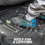 Husky Liners X-act Contour Floor Mats | Fits 2019-2026 Mazda 3 (Hatchback & Sedan) Front Wheel Drive ONLY | 2nd Row, 1-pc Black - 51971 - Image 7