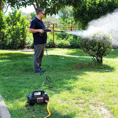 SENIX 13 Amp Electric Pressure Washer - 1700 PSI, 1.2 GPM, Compact with Foam Cannon, Spray Gun, 20-ft Hose, Turbo Nozzle, and 15° Spray Nozzles - Perfect for Cars and Driveways - Image 6