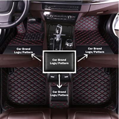 AerfineCar Mats Fit for BMW 1 2 3 4 5 6 7 8 Series X1 X2 X3 X4 X5 X6 X7 GT Waterproof car Floor mats Custom Full Coverage All Weather Protection Non-Slip Leather Floor Liners (Fashion Color 8) - Image 2