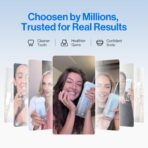 usmile C10 Portable Water Flosser – Travel-Friendly, 95-Day Battery, 4 Modes, 360° Nozzle, 180ml Tank, IPX7 Waterproof, Dentist-Recommended for Braces, Implants & Sensitive Gums (White) - Image 5