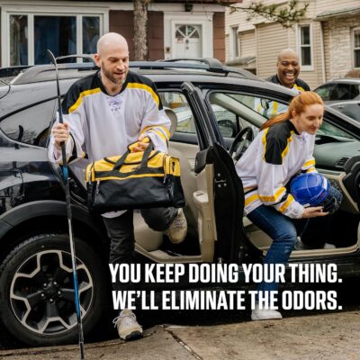 OZIUM Air Freshener Odor Eliminator, 2oz Single Shot Total Air Refresh & Car Air Freshener – Carbon Black – 4 Pack - Image 7