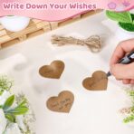 3 PCS Crochet Flower Pot,Crochet Tulip Small Potted Plants Handmade Knitted Flower Mothers Day Valentines Gifts Desk Car Dashboard Decor Gifts - Image 5