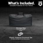 Car Covers Scratch Resistant Indoor Car Cover with Warranty Compatible with Cadillac 2016-2019 ATS-V - Black Satin Ultra Soft Material Car Cover Car Accessories - Image 4