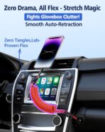 AGVEE 5ft Coiled Short USB to Lightning Charging Cable [MFI Certified] 3A Fast Charger Cord in Car for iPhone 14/13/12/11/XS/8/7/6/5 CarPlay, iPad, iPod, Red - Image 4