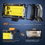 Nilight - ZH304 Led Light Bar 2PCS 5Inch 72W 10800Lumens Yellow Flood Beam Fog Driving Lamps Off-Road Lights with 16AWG Wiring Harness Kit-2 Lead, 2 Year warranty - Image 7