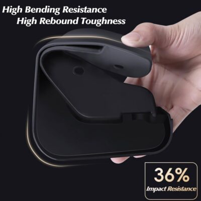 KEYOOG Front & Rear Mud Flaps Splash Guards Fit for 2011-2021 Je-ep Grand Cherokee (Wk2) - Not Fit Submodel Str, Str-8, Summit, 4-Pc Set Mud Guards Splash Guard Black -Without Rock Rails, CMFJE2001 - Image 7