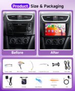 8 Core 6G+128G Car Radio for Suzuki Swift 2011-2017 Rimoody Android Car Stereo Carplay Android Auto DSP 9 Inch Touchscreen Bluetooth FM RDS GPS WiFi Mirror Link Backup Camera - Image 7