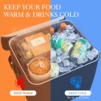 HOTOR Cooler Bag for Trunk Organizer - Portable Cooler for Car Organizer, Leakproof Car Cooler for Vehicle, Soft Small Cooler Fits Trunk Organizer with Cooler for Car & SUV - Image 3