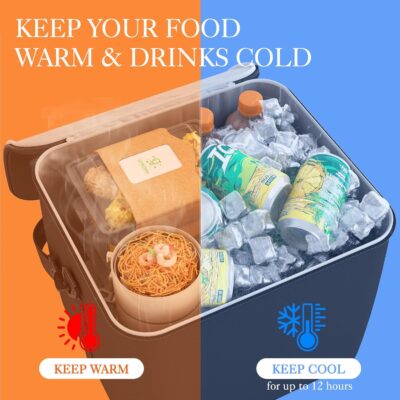 HOTOR Cooler Bag for Trunk Organizer - Portable Cooler for Car Organizer, Leakproof Car Cooler for Vehicle, Soft Small Cooler Fits Trunk Organizer with Cooler for Car & SUV - Image 3