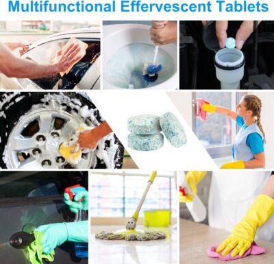 AUTODECO 22Pcs Car Wash Cleaning Tools Kit Car Detailing Set with Olive Green Canvas Bag Collapsible Bucket Wash Mitt Sponge Towels Tire Brush Window Scraper Duster Complete Interior Car Care Kit - Image 8