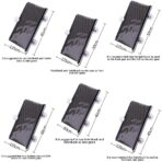 KIMISS Windshield Sun Shade, Car Automatic Retractable Sunshade Windshield Sun Block Visor Shade Curtain Sun (Black 68x125cm) - Image 2