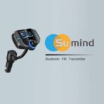 Sumind 2026 Upgraded Wireless Bluetooth Car Adapter FM Transmitter, 1.7'' LCD Display, Flexible Gooseneck, 20W QC3.0&Dual USB Ports, AUX Input/Output for Hands-Free Call, Micro /TF Card(Black,Normal) - Image 8