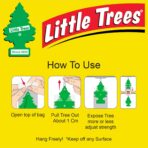 Little Trees Car Air Freshener | Hanging Paper Tree for Home or Car | Rose Thorn | 6 Pack - Image 6
