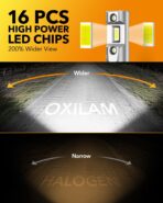 OXILAM 9005 9006 LED Bulb Combo HB-3 HB-4 Bulbs, 70000LM 120W, Ultra-Bright, 5 Min Quick Install, 70000H Lifespan, No Flicker, 99% Compatibility - Image 4