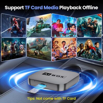 Wireless CarPlay/Android Auto Adapter with Netflix & YouTube, Upgraded Car Play Wireless Adapter for iPhone 8+& Android 11.0+, Plug & Play Dongle for Car, Smart AI Box Only for Cars with Wired CarPlay - Image 5