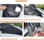 Car Front Window Screen up to 22"x42", Elastic Mesh Car Sun Shade fit for Medium and Large SUV - Image 5