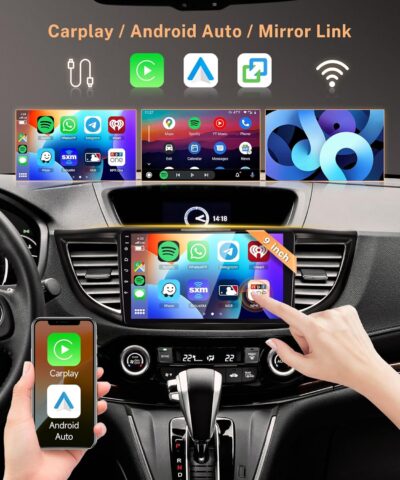 Rimoody 8 Core 6G+128G Android 13 Wireless Carplay Car Radio for Honda CRV 2012-2016, Car Stereo Android Auto 9 Inch Touchscreen GPS 5G-WiFi DSP-36 Mirror Link 59-UI Themes BT FM Camera - Image 3