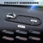 Multifunctional Car Anti-Slip Mat, Dashboard Mat with Temporary Parking Number Display, One-Size-Fits-All Anti-Slip Car Mat with 360° Rotatable Phone Bracket (Style B-1) - Image 6