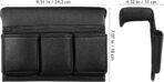 Car Window Armrest Storage Box: Leather Door Side Pad Organizer with Cushion Pocket, Universal Car Accessory for Vehicle Truck Console Elbow Support Black - Image 4
