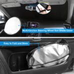 Windshield Sun Shade Custom Fit for 2016-2021 Honda Civic Accessories Sunshade Protect Car from Sun Rays & Heat Damage Keep Cool - Image 5