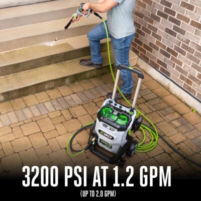 EGO Power+ Electric Pressure Washer, 3200 PSI Power Washer, Includes (2) 56V 6.0Ah Batteries and Charger - HPW3204-2 - Image 4