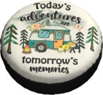 Spare Tire Cover for RV Camper Adventure, Weatherproof Universal Wheel Cover for RV Travel Trailer Camper Truck 15inch - Image 2