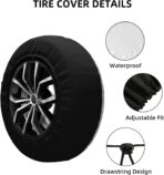 Spare Tire Cover for RV Camper Adventure, Weatherproof Universal Wheel Cover for RV Travel Trailer Camper Truck 15inch - Image 4