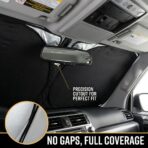 for Nissan Rogue Sun Shade Windshield Cover - Custom Fit Rogue Accessories 2021-2023 2024 2025 2026 Sunshade Foldable UV Protection & Heat Shield Sun Visor Accessories - Image 2