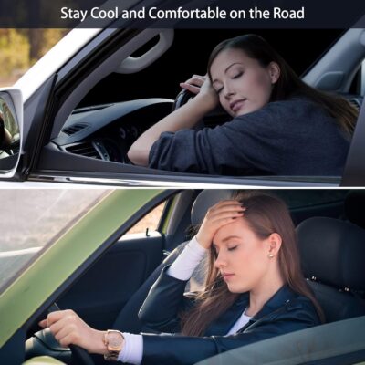 Car Sun Shade for 2017 2018 2019 2020 2021 2022 Honda CRV Windshield Sun Shade, Sun Visor Windshield Cover for CRV Front Window Sunshade Foldable Auto Interior Accessories UV Block to Keep Cool - Image 4