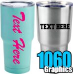 Personalized Custom Vinyl Lettering (Any Size & Color) Car Decals, Window Stickers, Truck Letters, Door Numbers, Website, Company Logo, Business Storefront Graphic - Image 6