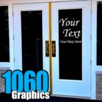 Personalized Custom Vinyl Lettering (Any Size & Color) Car Decals, Window Stickers, Truck Letters, Door Numbers, Website, Company Logo, Business Storefront Graphic - Image 14
