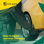 YHTAUTO Mud Flaps Splash Guards Replacement for Honda Civic 2012 2013 2014 2015 Sedan, Mudguards Mudflaps Accessories for Cars Wheel Protector with Hardware Kit, Front & Rear 4Pcs Set - Image 5