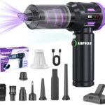 Airpollo® Car Vacuum Portable Cordless Handheld Cleaner Aspiradora para Carro, 4 in 1 with LED Screen V2 Portable 29000 Pa Suction Air Blower, Rechargeable High Power for Home, Long Lasting Battery