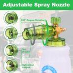 DUSICHIN Pressure Washer Gun with Foam Cannon,4000 PSI Car Wash Kit Snow Foam Lance Sprayer with 1/4" Quick Connector and 5 Nozzle Tips,1L Bottle DUS2702 - Image 3