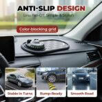 Multifunction Car Anti-Slip Mat, Car Dashboard Mat 360° Rotating, Adjustable Phone Holder with Hidden Parking Number Plate for Phone, Sunglasses and Keys (Style D) - Image 7