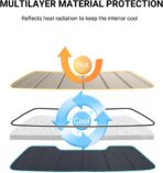 Pigenius Windshield Sun Shade for Toyota 4Runner 2020-2024, Custom Front Window Sunshade - Safeguard - Image 5