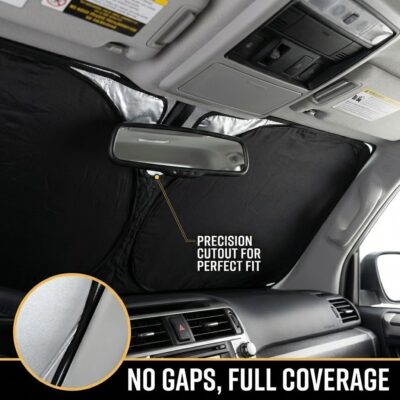 for Lexus RX 350 450h Windshield Sun Shade Cover - Custom Fit for RX Accessories 2010-2015 Foldable Sunshade UV Protection & Heat Shield Sun Visor Accessories - Image 2