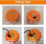 Ecoangel USB-C Rechargeable LED Road Flares Emergency Lights-Large Capacity (Lithium Battery) 3 in 1 Cable Roadside Warning Car Safety Beacon Flashing Disc Flare Kit with Magnetic Base for Vehicles - Image 5