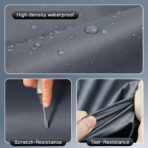 Car Covers for 2013-2025 Lexus is IS200t IS250 IS250C IS300 IS300F IS350 IS350F IS500 ISF Sport, All Weather Full Cover with Zipper Door for Sun UV Rain Dust Wind Protection Scratch Resistant - Image 3