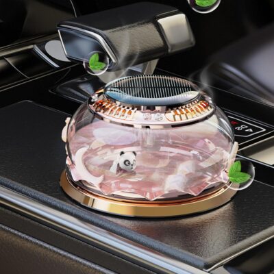 Solar Powered Car Perfume Decoration, Rotating Aromatherapy Diffuser Ornament with Air Purifier Technology, Thoughtful Vehicle - Image 4