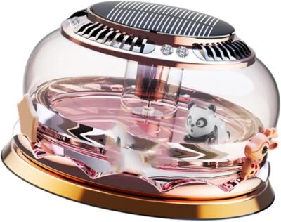 Solar Powered Car Perfume Decoration, Rotating Aromatherapy Diffuser Ornament with Air Purifier Technology, Thoughtful Vehicle - Image 6